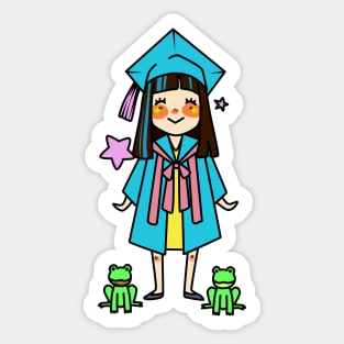 Kero Kero Bonito Graduation Cartoon Sticker